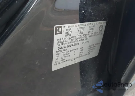 2011 Cadillac Srx Luxury Collection from USA, damaged, VIN 3GYFNAEY8BS581821